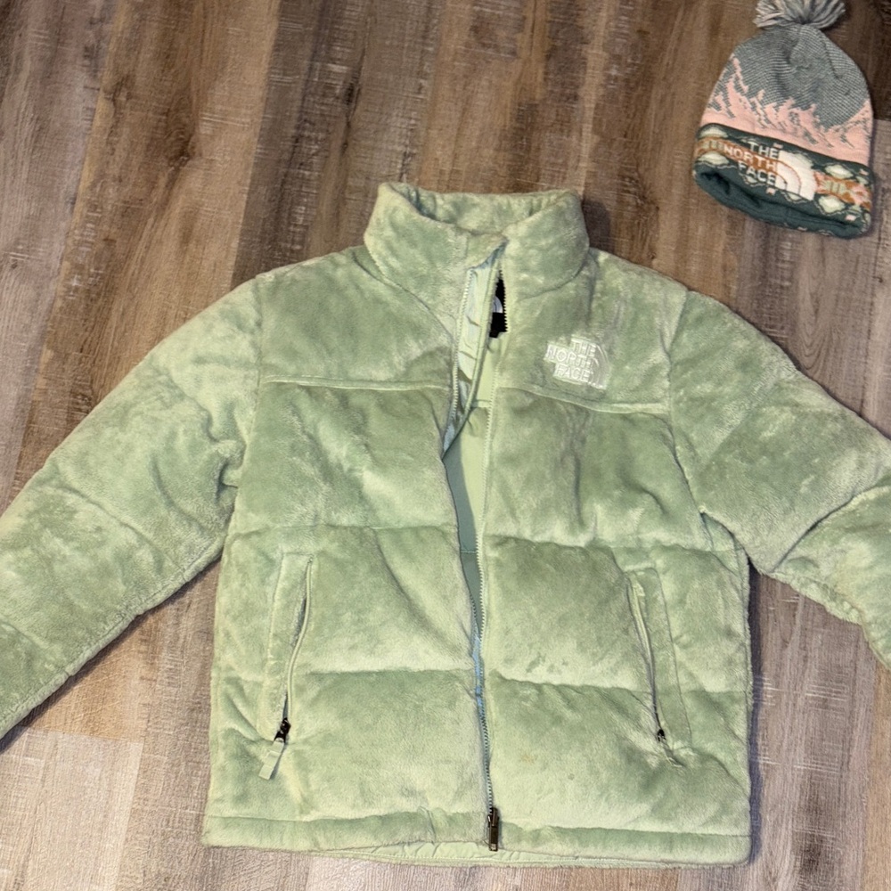 The North Face Sage Green Puffer Jacket